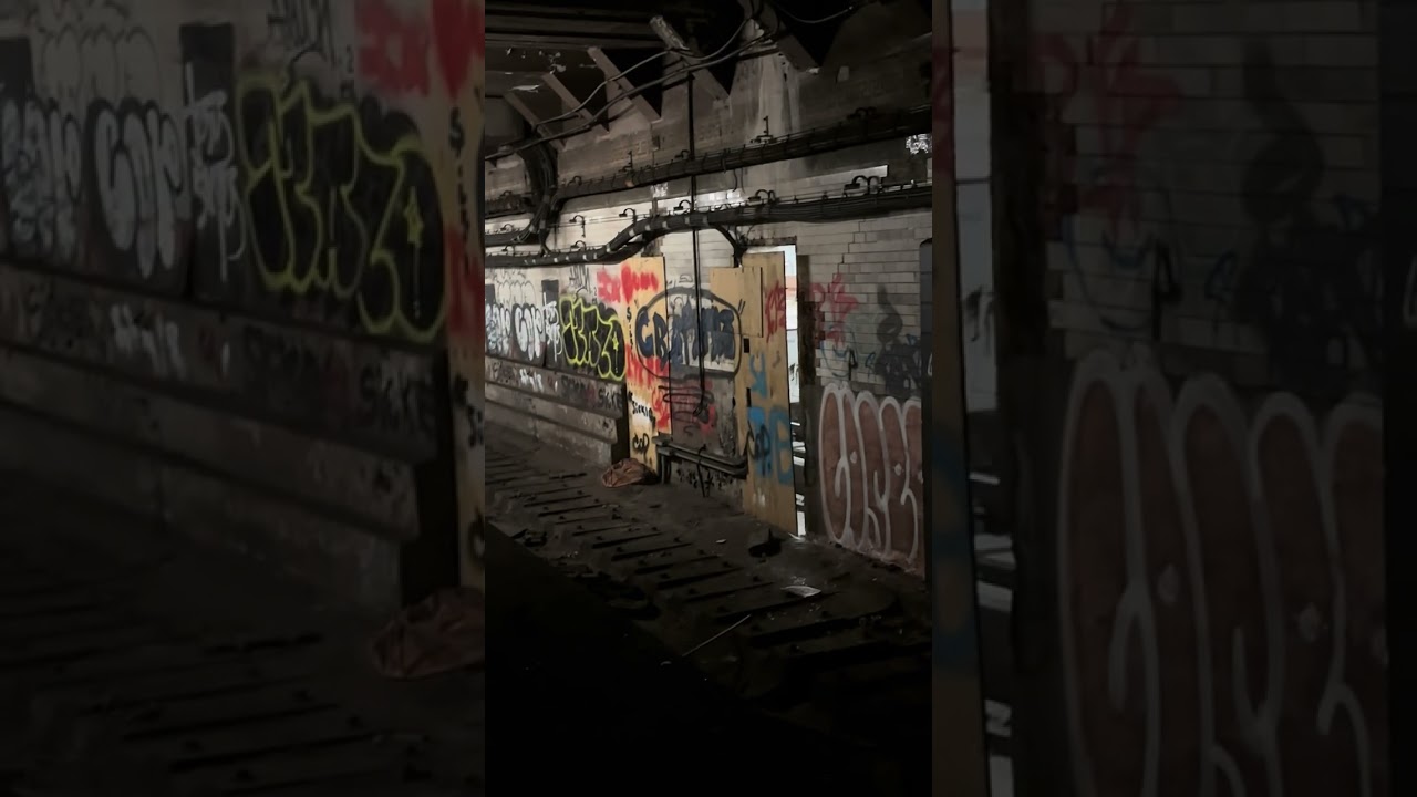 abandoned canal street train station #viral #fyp #abandoned #underground #nyc #urbex 