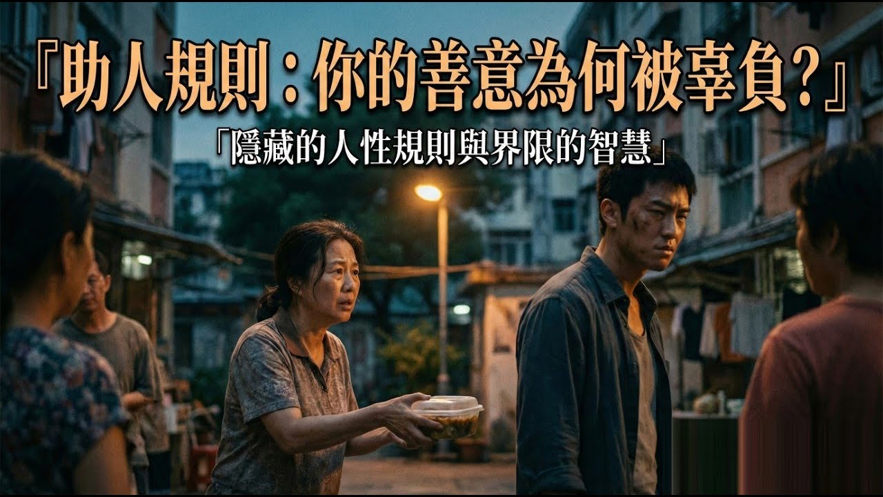 萬歐.舜哥「伴讀品文」一念間～“助人規則：你的善意為何被辜負？”