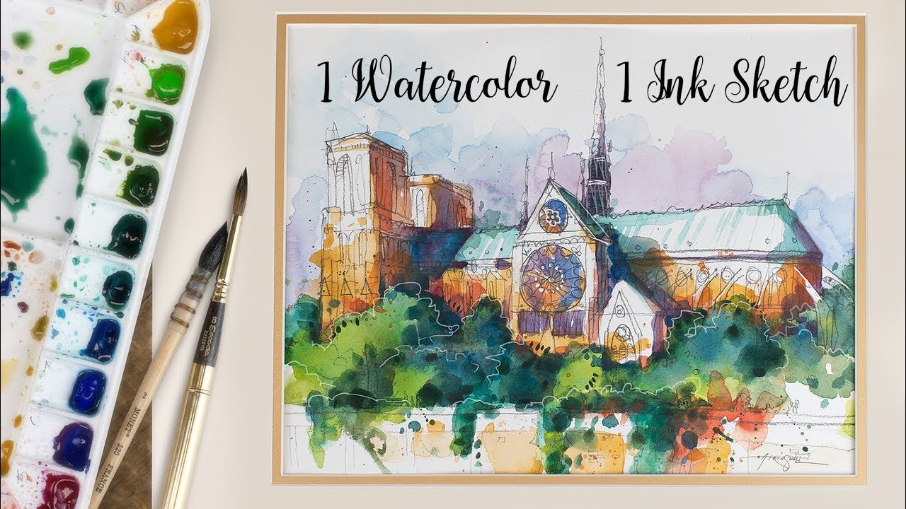 How To Sketch Complicated Architecture Quickly, 2 Techniques!