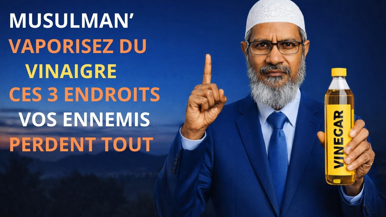 DES ENDROITS “SECRETS” OÙ LE VINAIGRE ATTIRE LA RICHESSE ET LA CHANCE SELON L’ISLAM !| DR ZAKIR NAIK