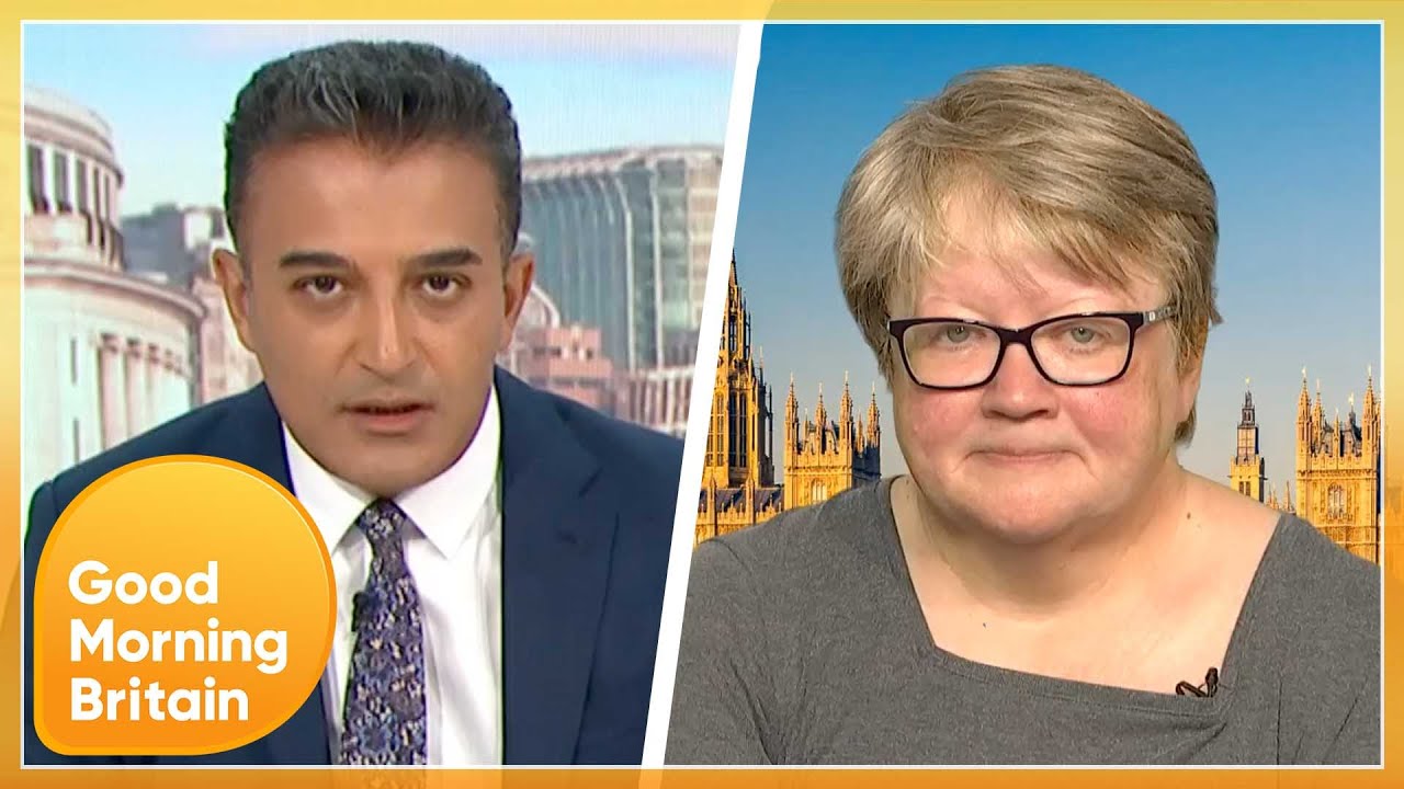 Adil Clashes With Therese Coffey In Fiery Debate As He Quizzes Her On Tories 'Party Politics' | GMB