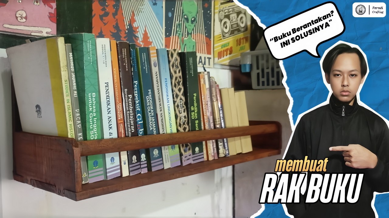 DIY Rak Kayu Minimalis | Murah & Mudah Dibuat | Do It Yourself (DIY)
