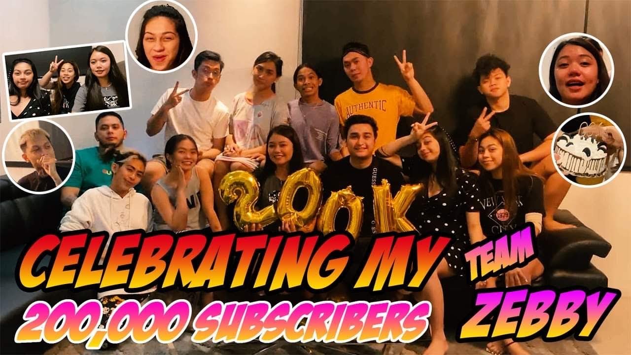 CELEBRATING MY 200K SUBSCRIBERS W/ TEAM ZEBBY