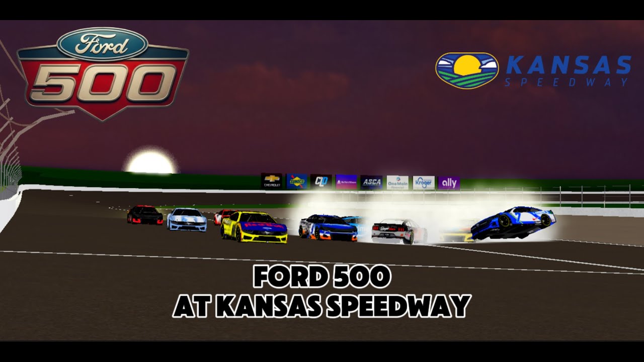 SNS Ford 500 at Kansas: Pummu Talladega on Roblox.
