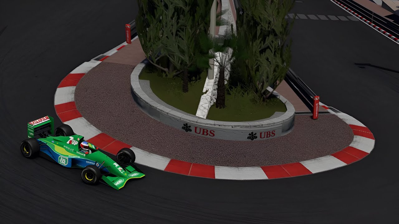 Jordan 191 - Monaco - Assetto Corsa TV Cam