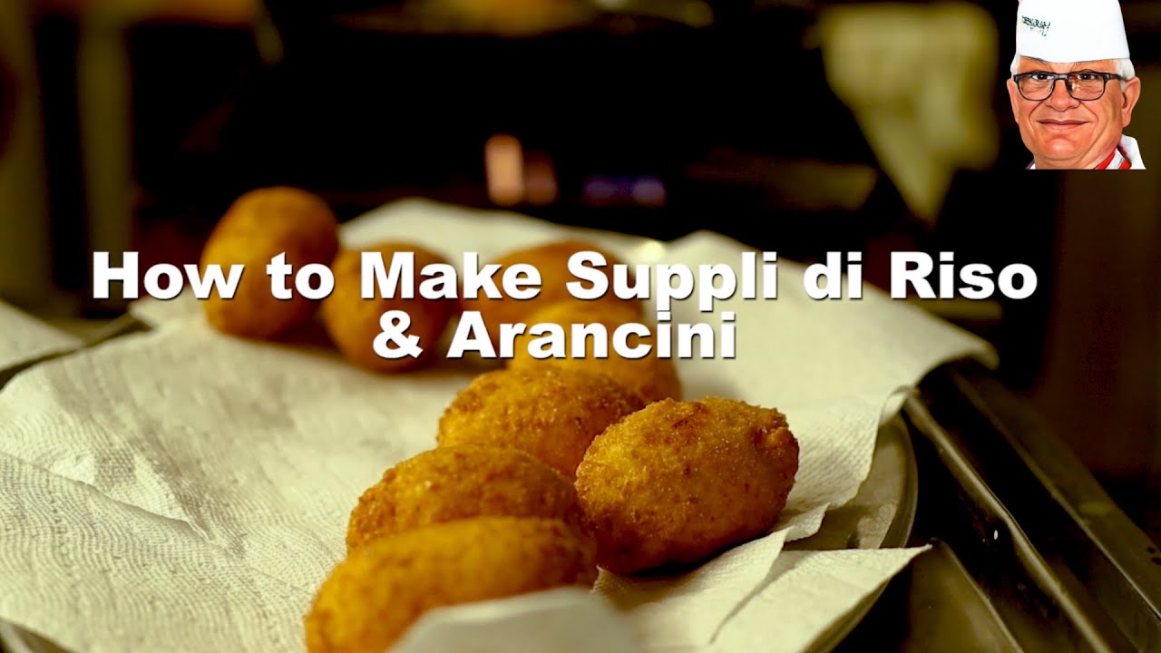 Nonno Shows How to Make Suppli Di Riso & Arancini (Fried Rice Balls)