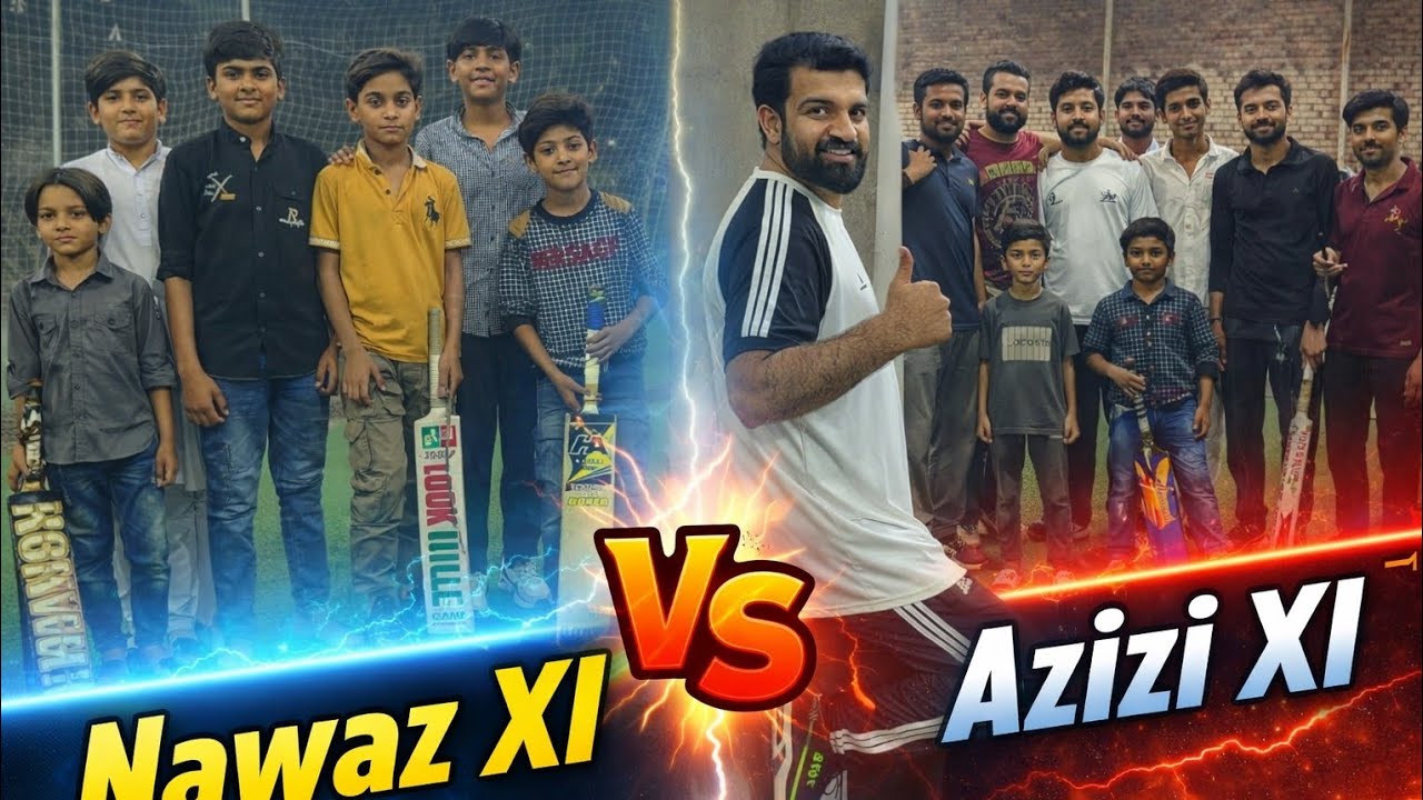 Kids vs Youngsters Cricket Match 😱 | Nawaz XI vs Azizi XI | Who Won?