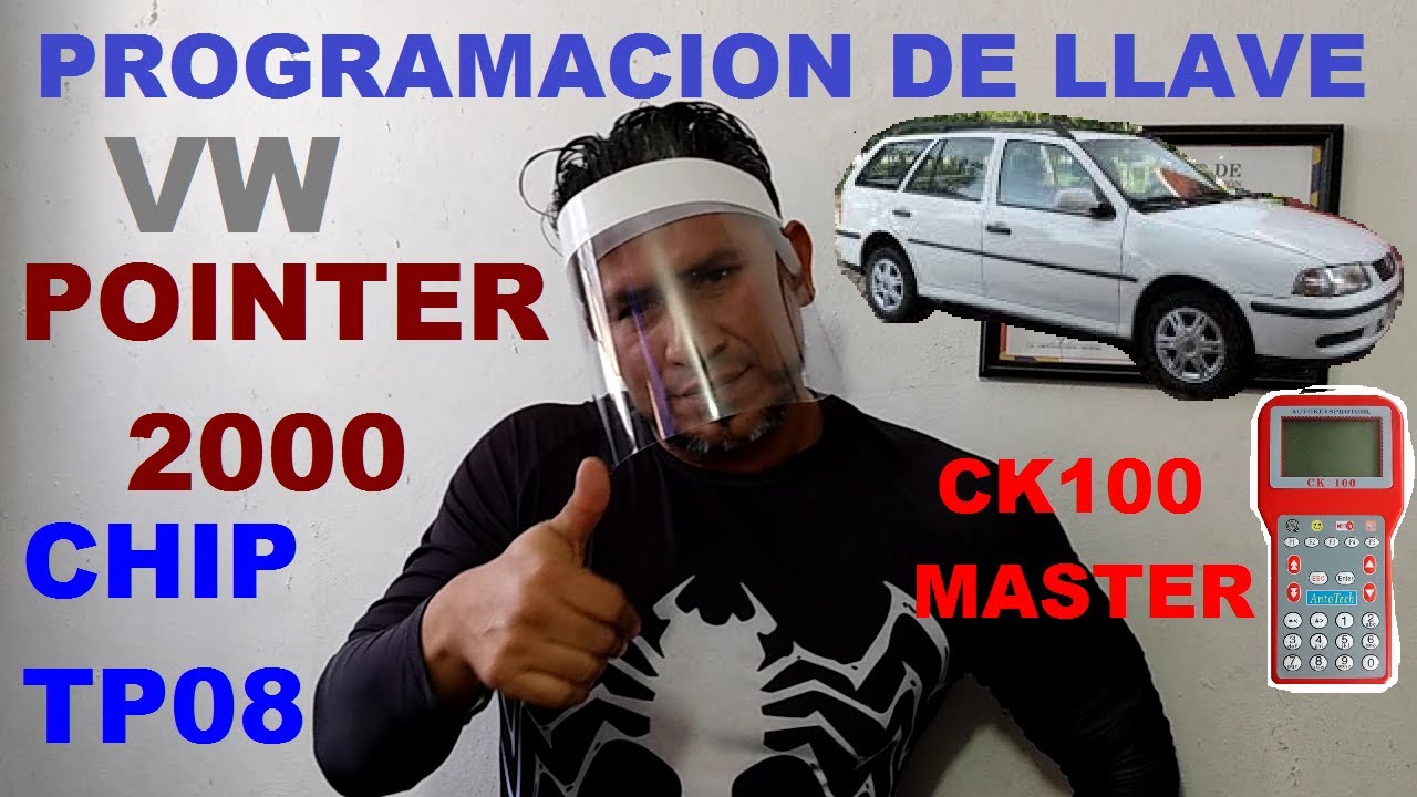 VW POINTER 2000 PROGRAMACION DE LLAVE CK100 CHIP TP08