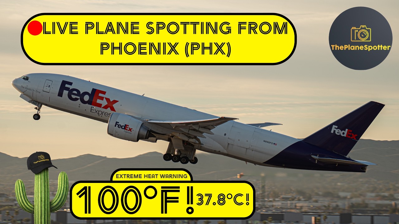 🔴 LIVE: Phoenix Airport ALERT! Tracking Arrivals Departures Amid US Aviation Chaos (KPHX)✈️ |3/27/26