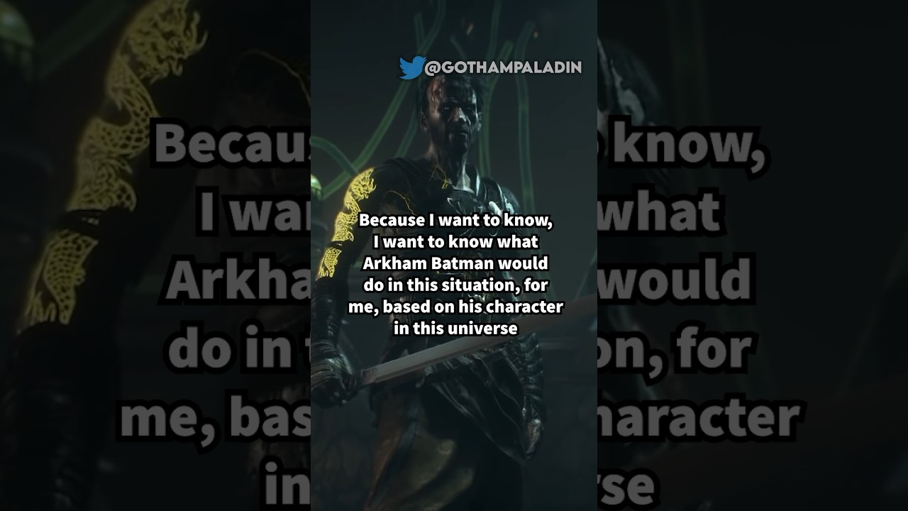 Какой выбор из &laquo;Войны Теней&raquo; является каноничным в Batman Arkham Knight? #шорты