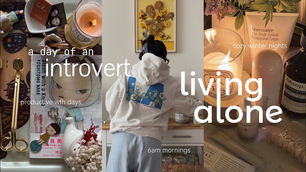 introvert diaries | homebody winters, 6am mornings, cozy nights, chats about friendships 🕯️🧘🏻‍♀️