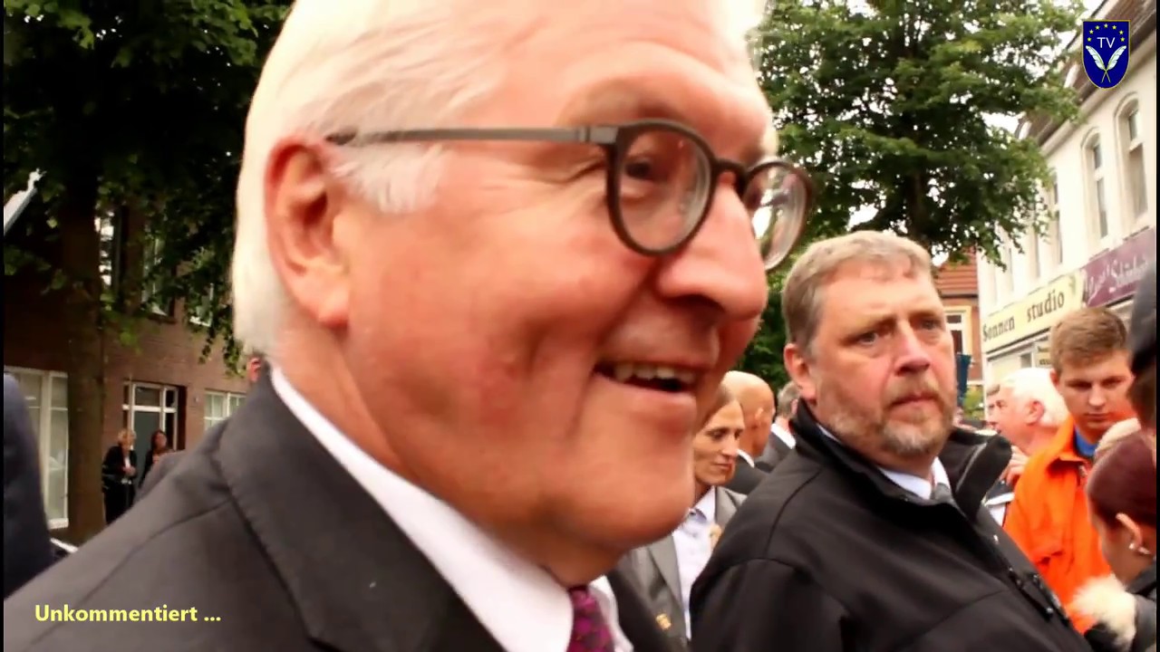 Besuch des Bundespräsidenten Frank-Walter Steinmeier in Norden (Ostfriesland)