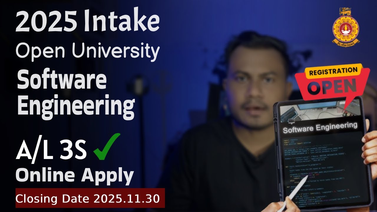 Open University Software Engineering 2025/26 Intake Online apply