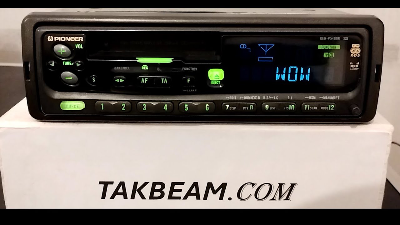 Review Pioneer KEH P5400R Cassette Headunit from 1996