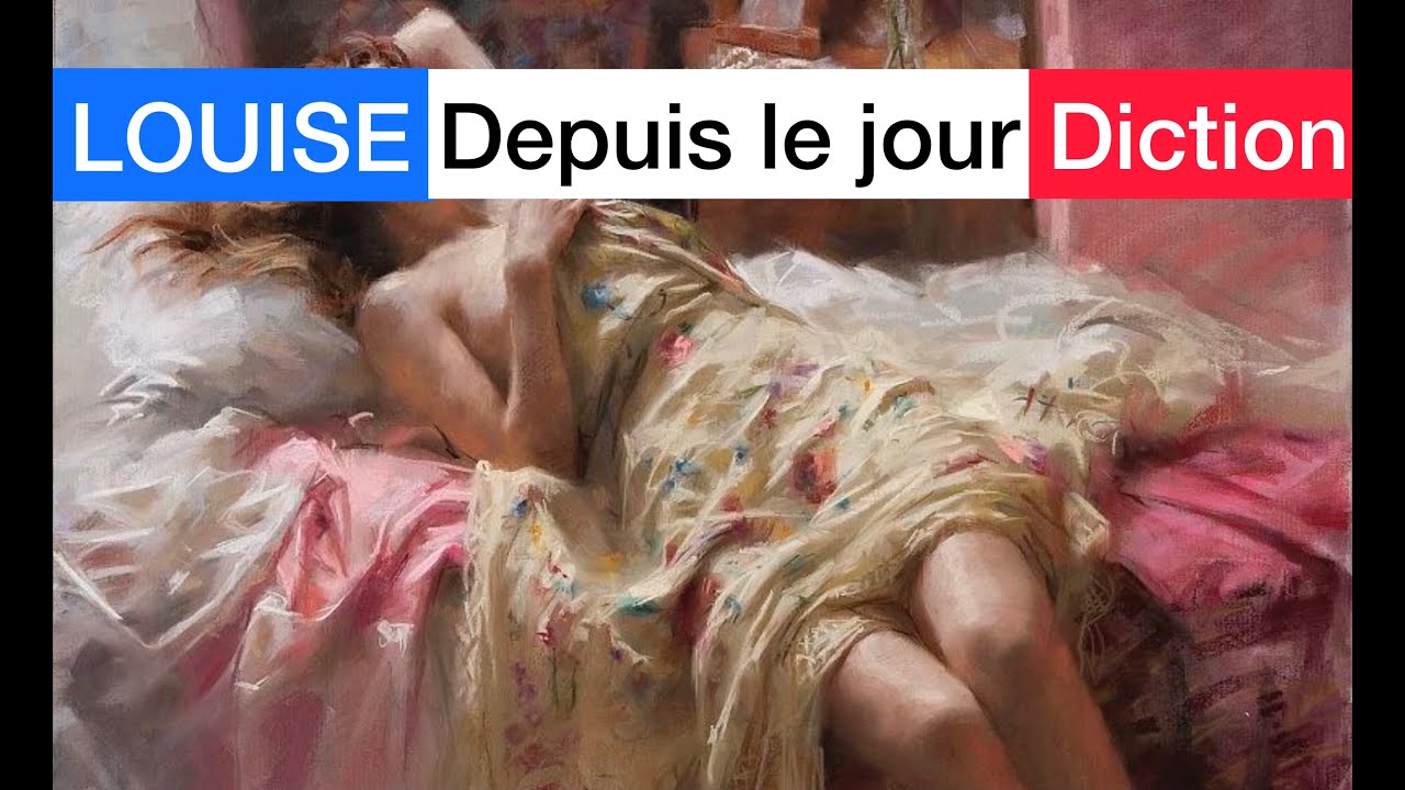 Louise aria DEPUIS LE JOUR -Charpentier- french DICTION + guide with score animation
