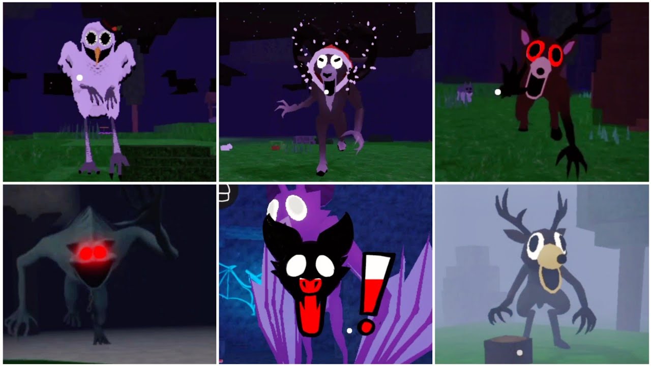 99 nights in the forest all badges come back l original jumpscares 