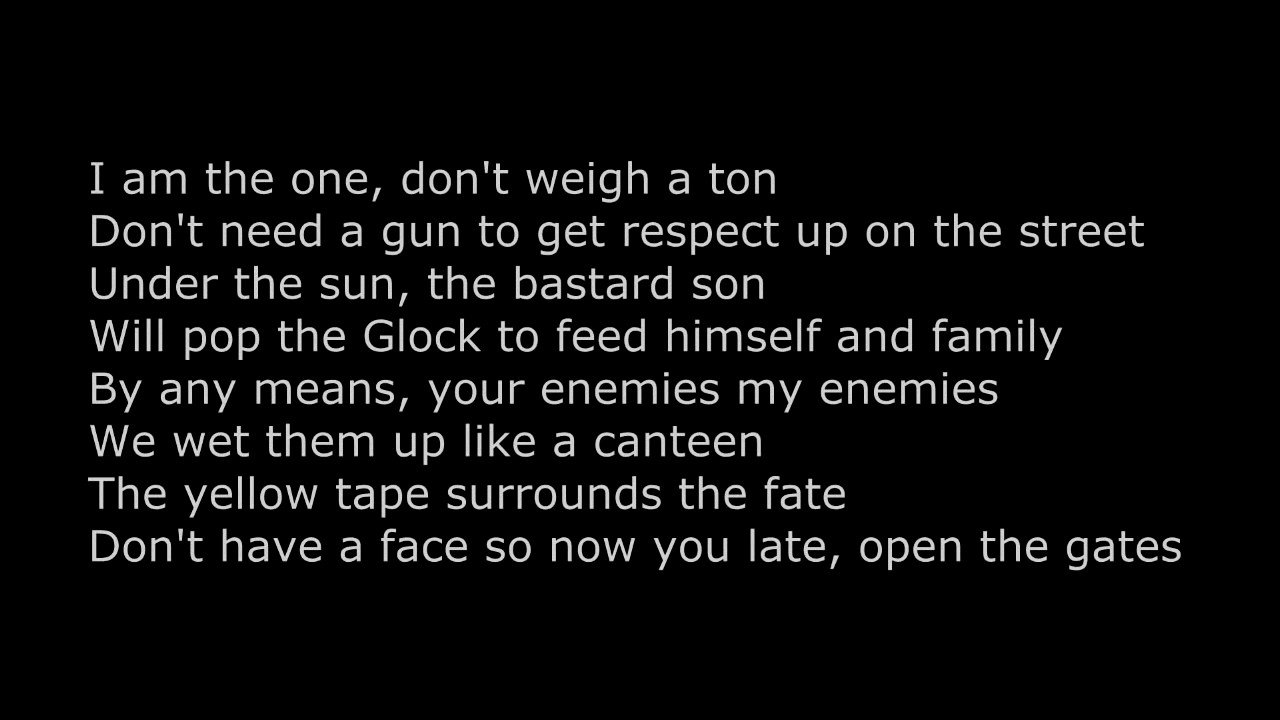 I am the one lyrics