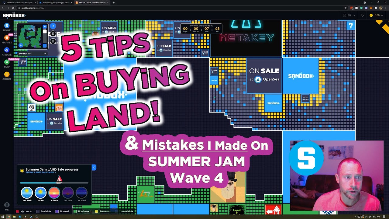 The Sandbox Overview: 5 Tips To Buying Land - Summer Jam Sale - Avoid These 3 Mistakes Day of Sale!
