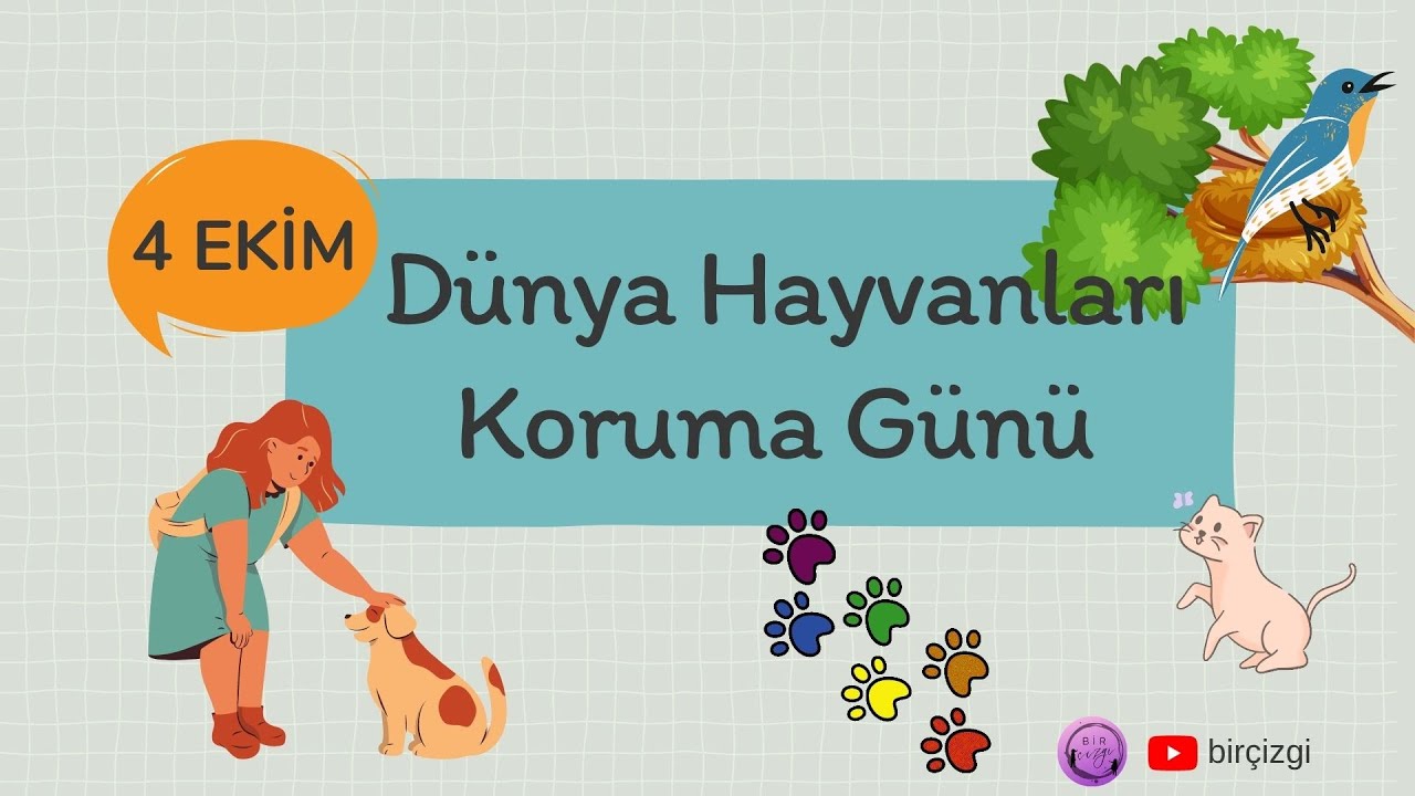 Okul Öncesi Hayvanları Koruma Günü