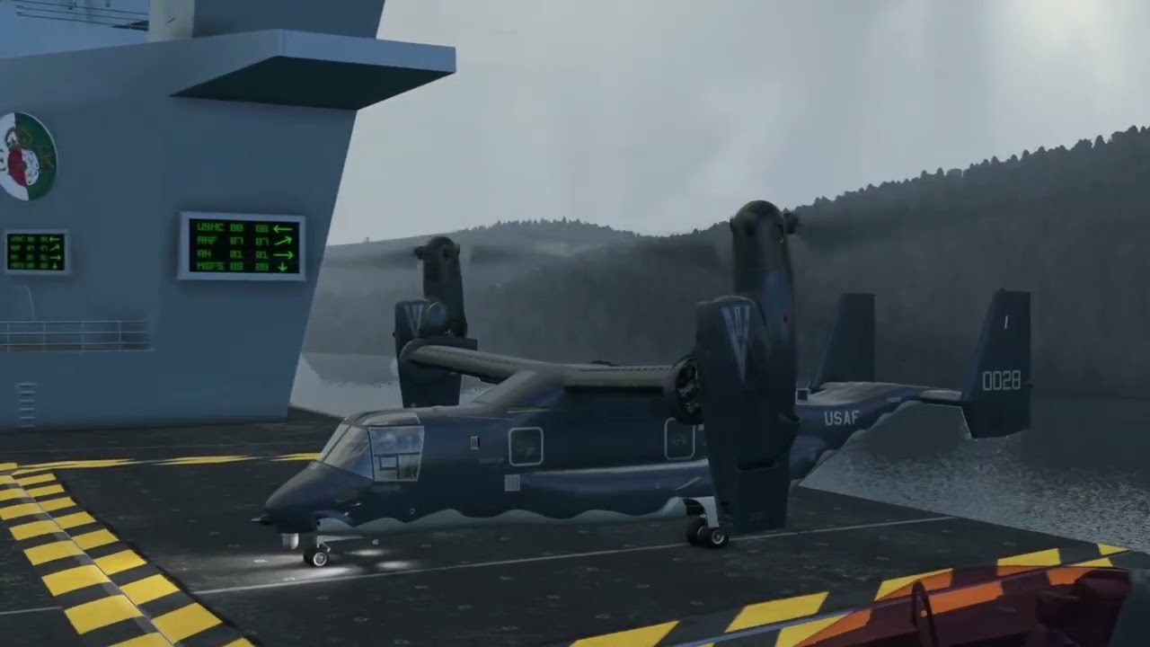🇬🇧 MV-22 Osprey – Démonstration tactique au Royaume-UniVTOL & Transition | MSFS 2020