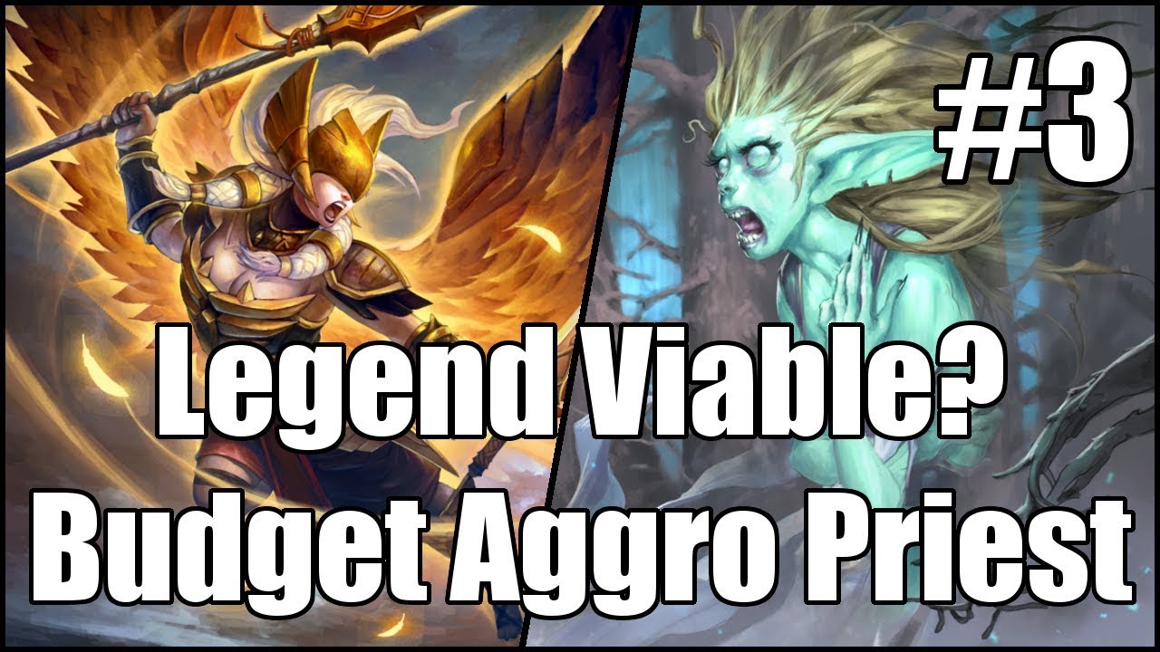 [Hearthstone] Legend Viable? Budget Aggro Priest (Part 3)