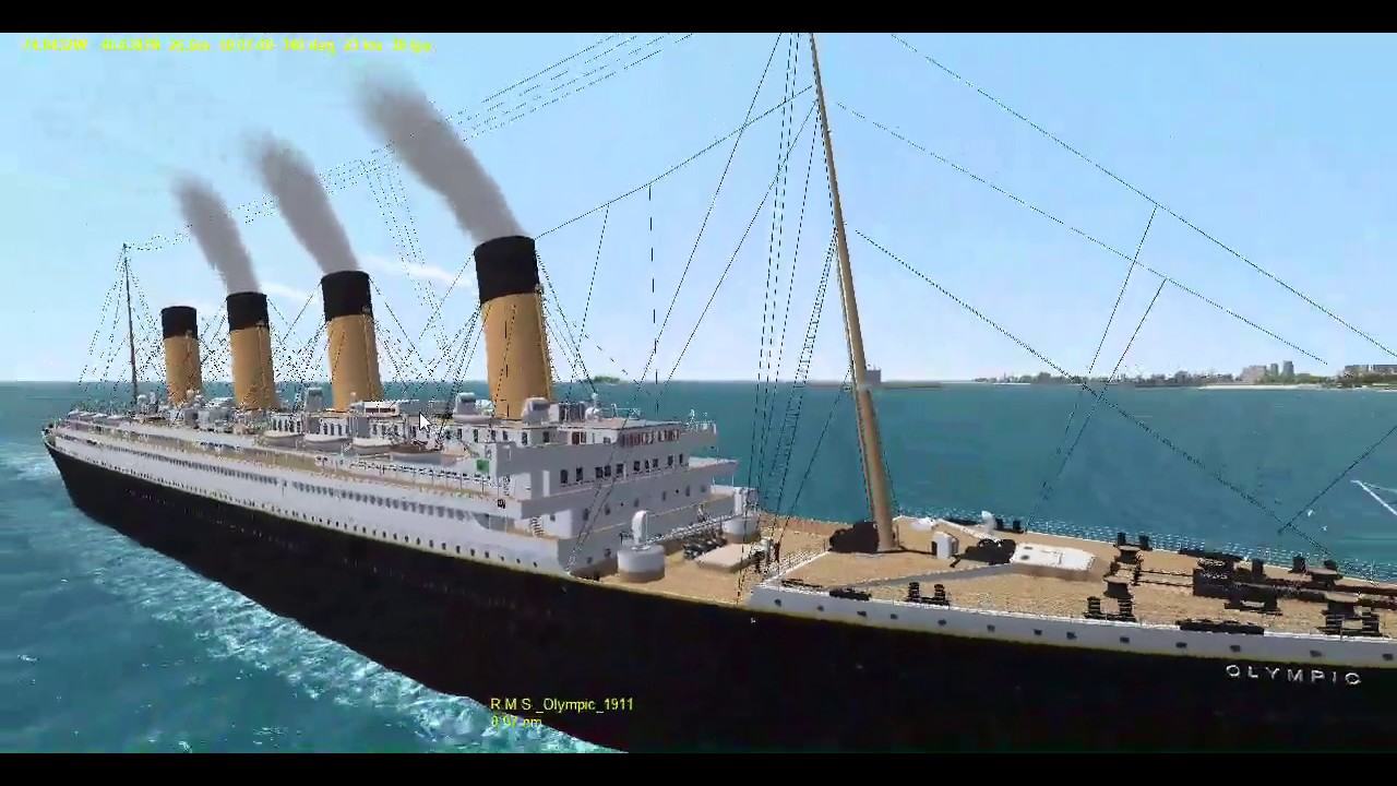 R.M.S. Olympic 1911 Virtual Sailor 7 - Sailing into New York Harbor!