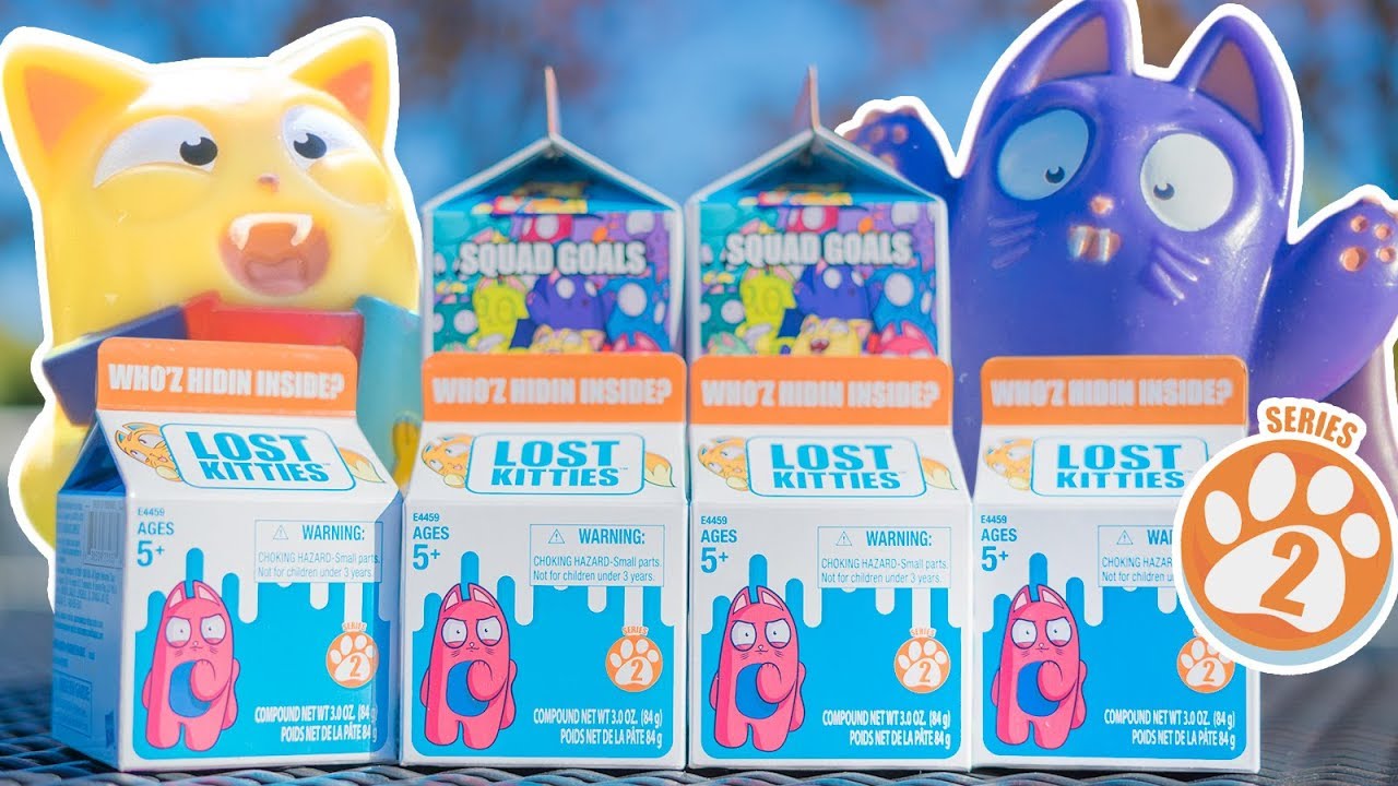 Meow Meow All The Way! | Lost Kitties Series 2 Milk Carton Box Blind Box Mini Figures | Hasbro