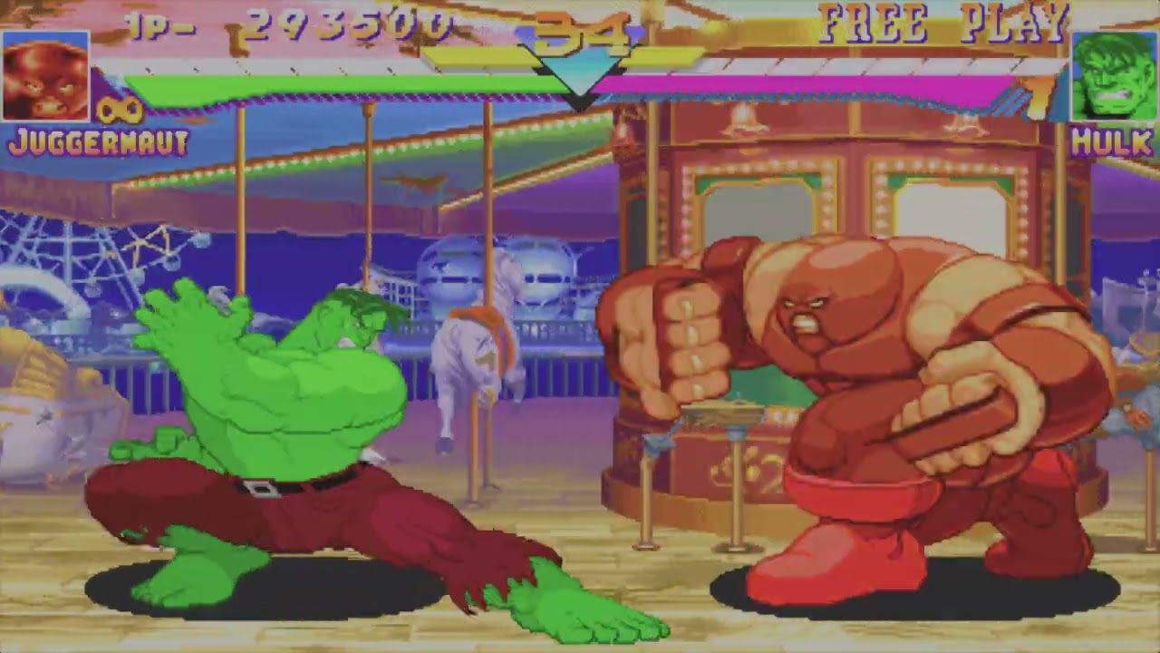 Jugggernaut vs Hulk