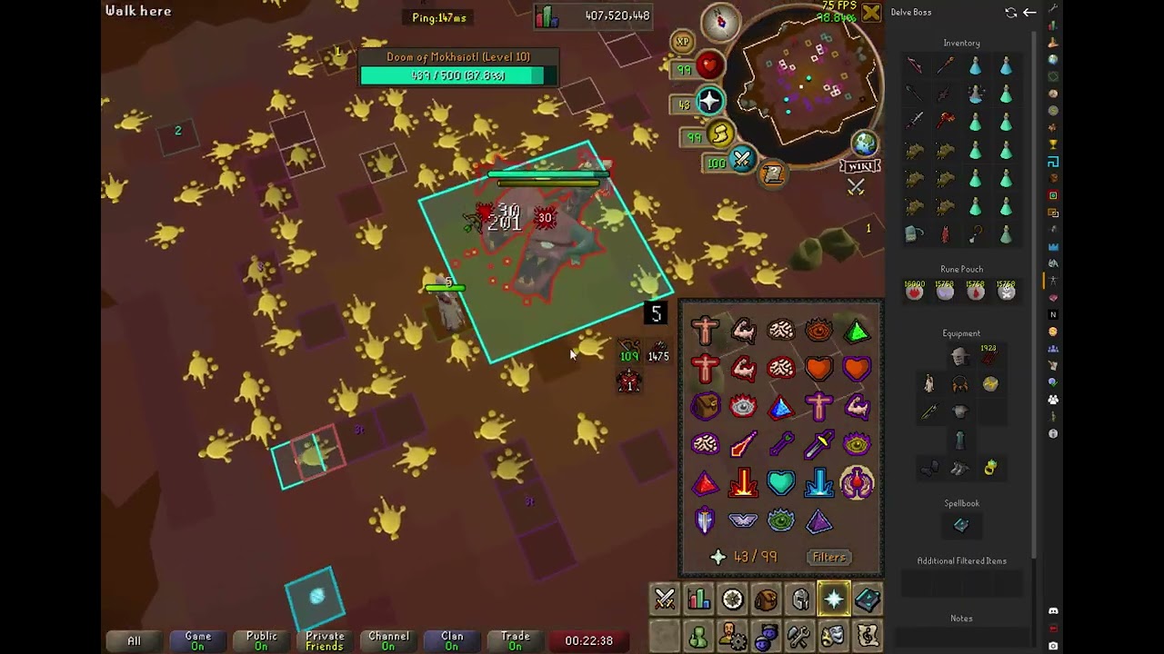 OSRS Delve Boss - Wave 8+ Example - OldV&iacute;cios