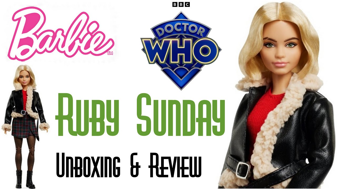 ☎️ BARBIE SIGNATURE RUBY SUNDAY DR WHO FASHION DOLL 👑 ECW 🌎 UNBOXING & REVIEW BBC