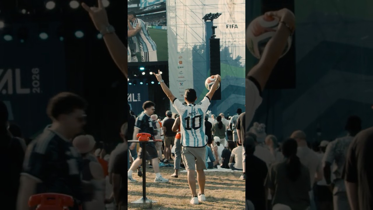 Sorry, I&rsquo;ll call you back&hellip; Messi just scored 😅🇦🇷 #FIFAFanFestival #FIFAWorldCup