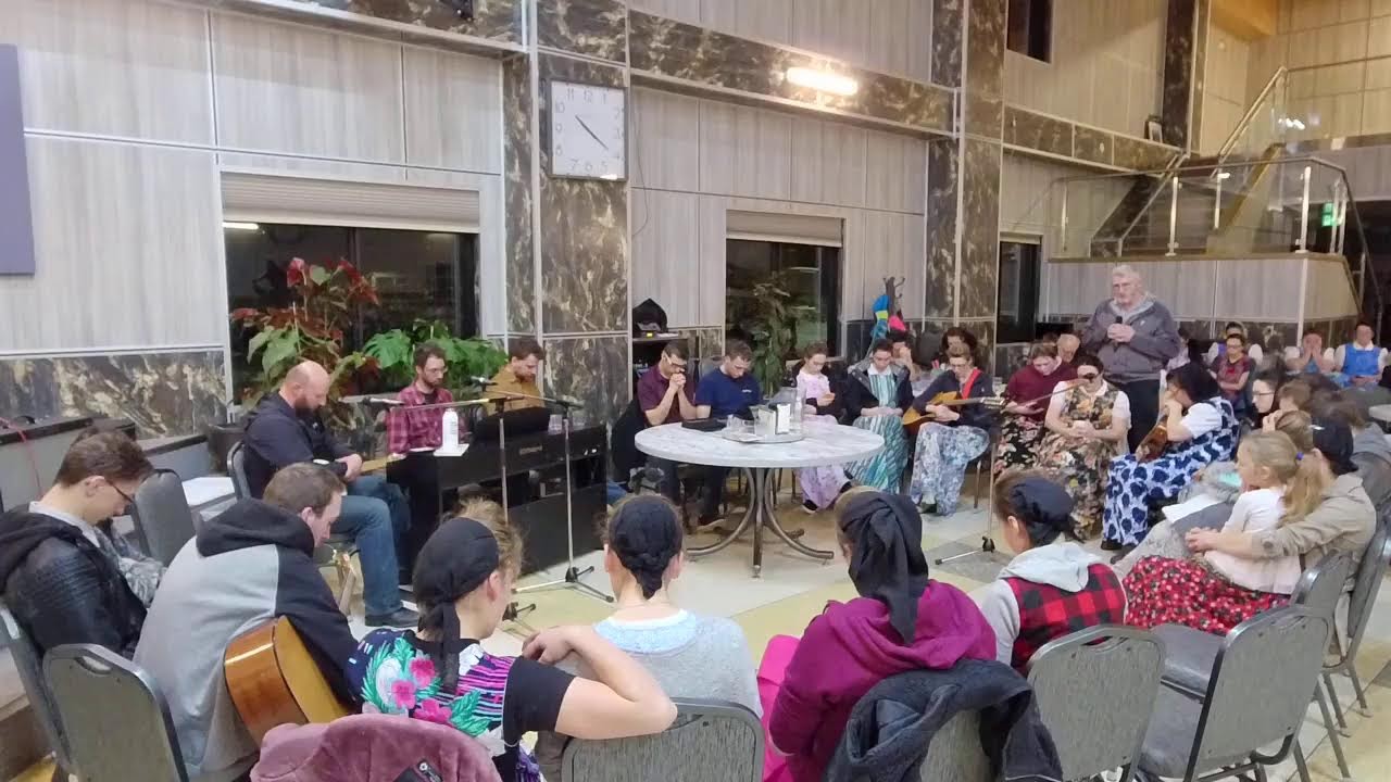Fort Pitt Community singing for Samuel and family, Altona
