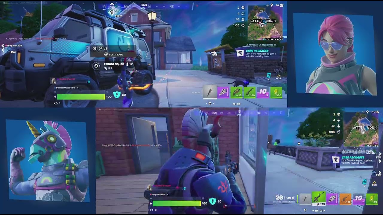 Fortnite with my daughter and girlfriend! 