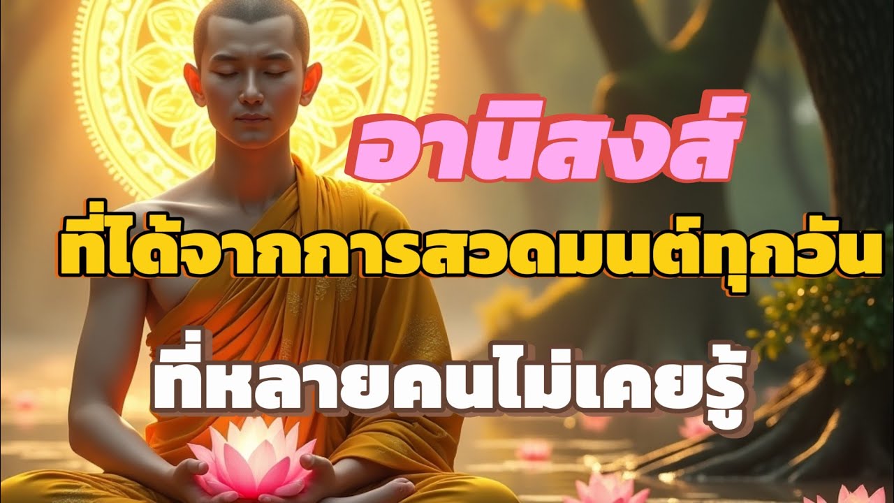 อานิสงส์ ! ที่ได้จากการสวดมนต์ทุกวัน