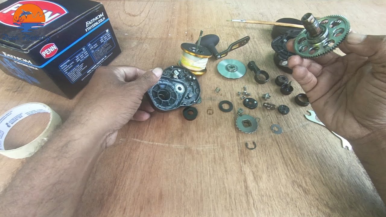 MAINTENANCE REEL PENN FATHOM FTH15XNLD2LH SETELAH PEMAKAIAN 2 TAHUN DALAMNYA SANGAT MENGEJUTKAN