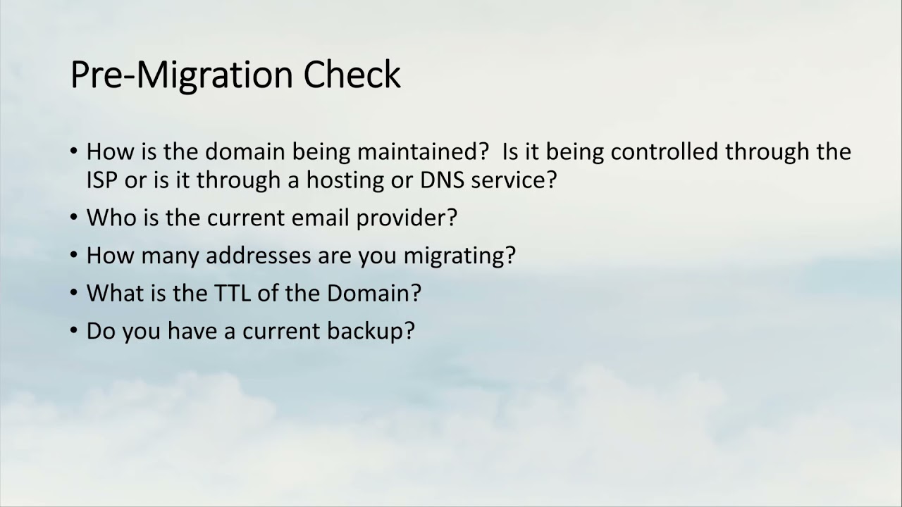 MVPDays - Migrating your domain to office 365