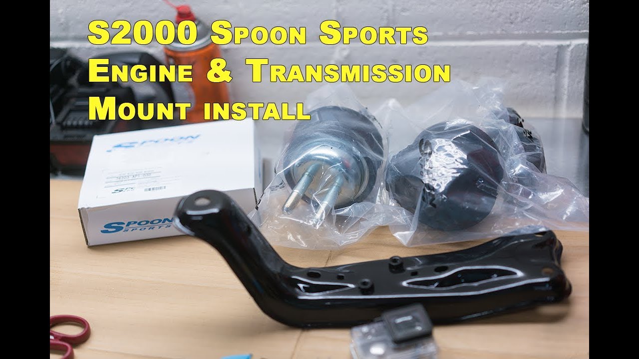 S2000 Spoon Engine and Transmission mount install