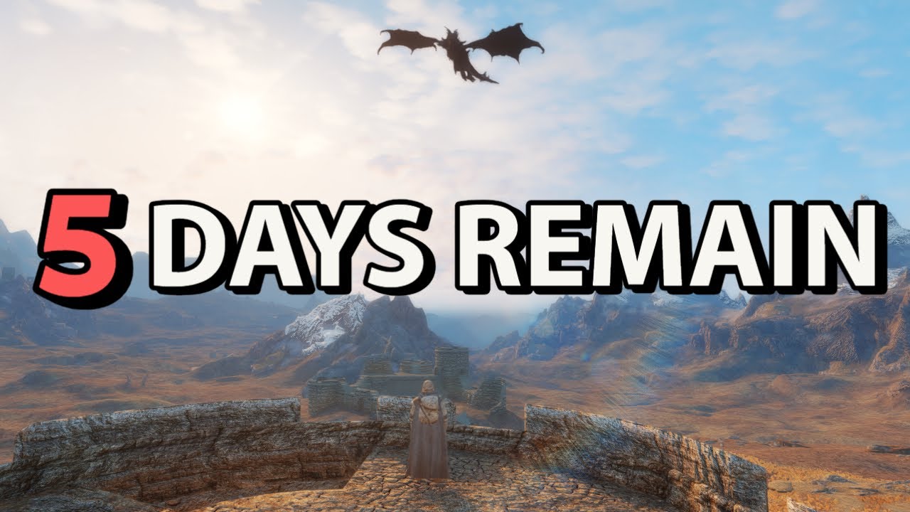 50 Days to Save the World in Apocalyptic Skyrim