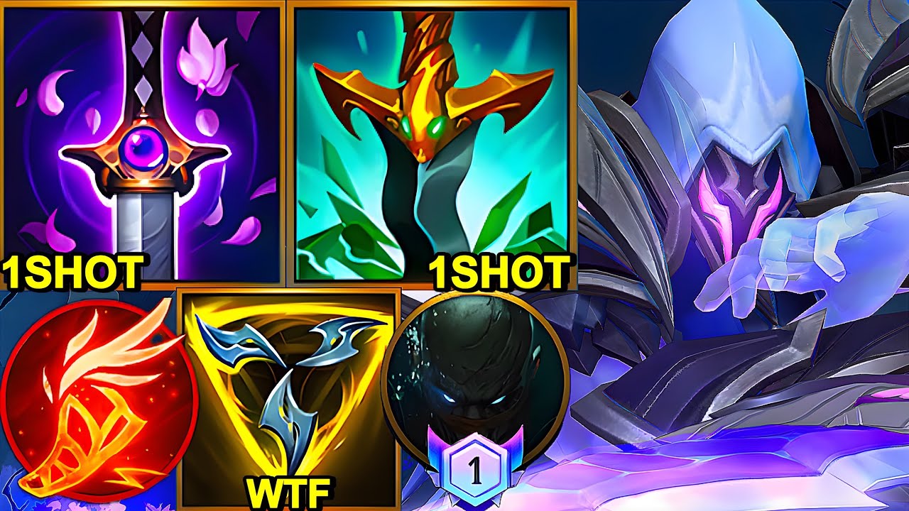 Wild Rift China Top1 Pyke Mid - Fleet Footwork Broken One Shot Pyke Build Runes