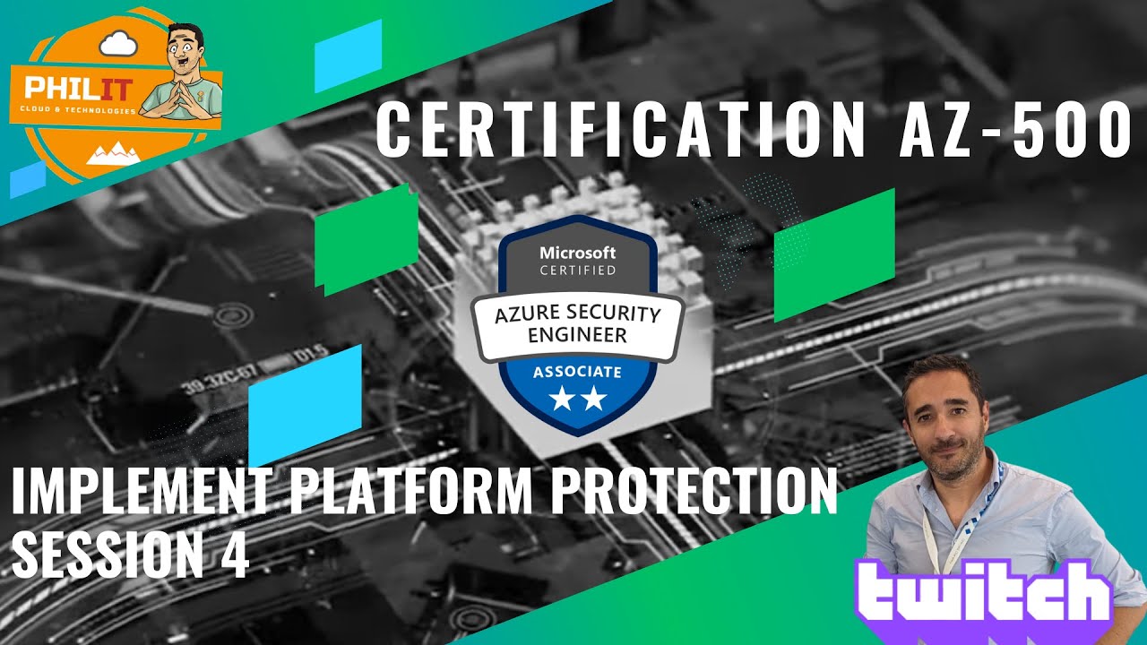 Certification AZ-500 EP4 (Secure networking) - Replay Twitch