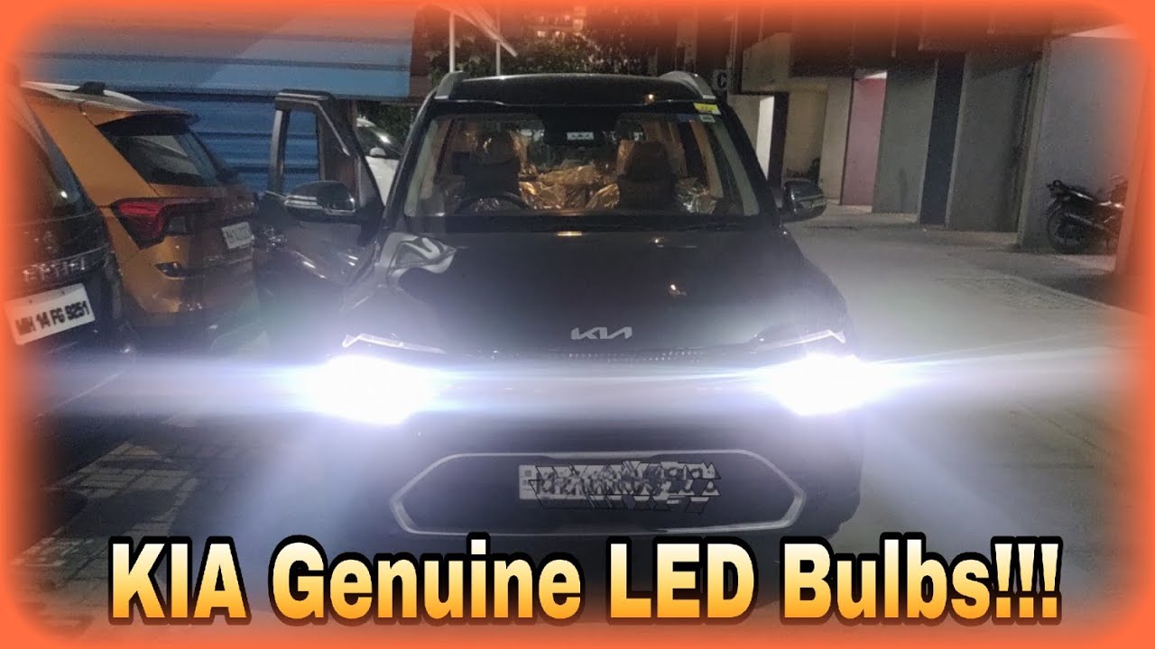 KIA Carens Headlights Upgrade to KIA Genuine LED bulbs #KIA #Carens #ledlights #upgrade #kiaindia #