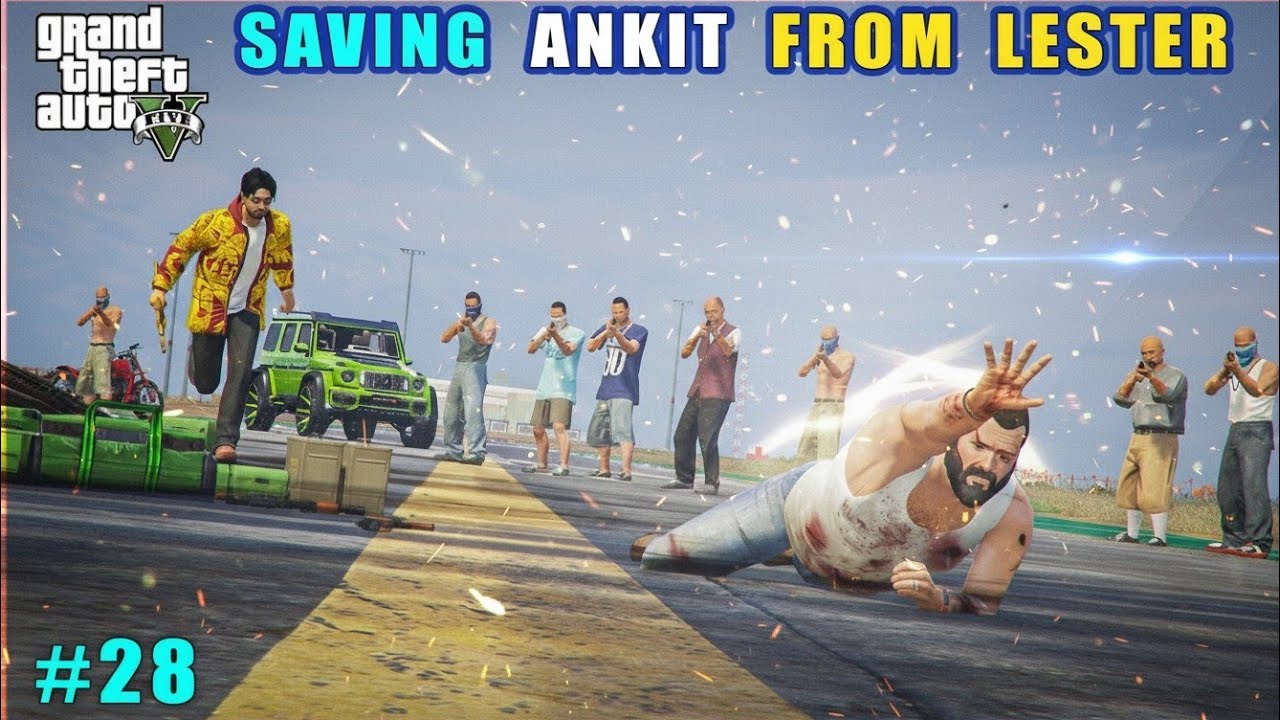 Saving Ankit From Lester’s Trap | Gta V Gameplay