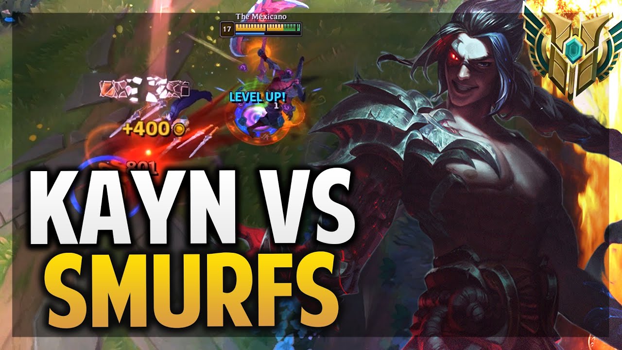 ¡ME TOCAN 2 SMURF EN MI PROMO! KAYN JUNGLA | League of Legends