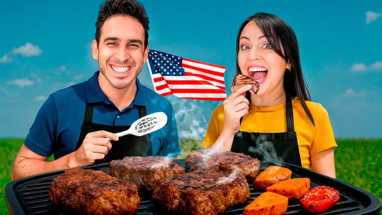 Así Se Hace Un Rico Barbecue en USA 😝 Harolin el Experto 🤓 Sandra Cires Vlog