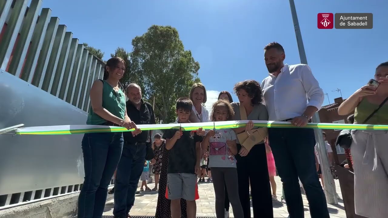 Obertura del camí escolar de l'Escola Pau Casals