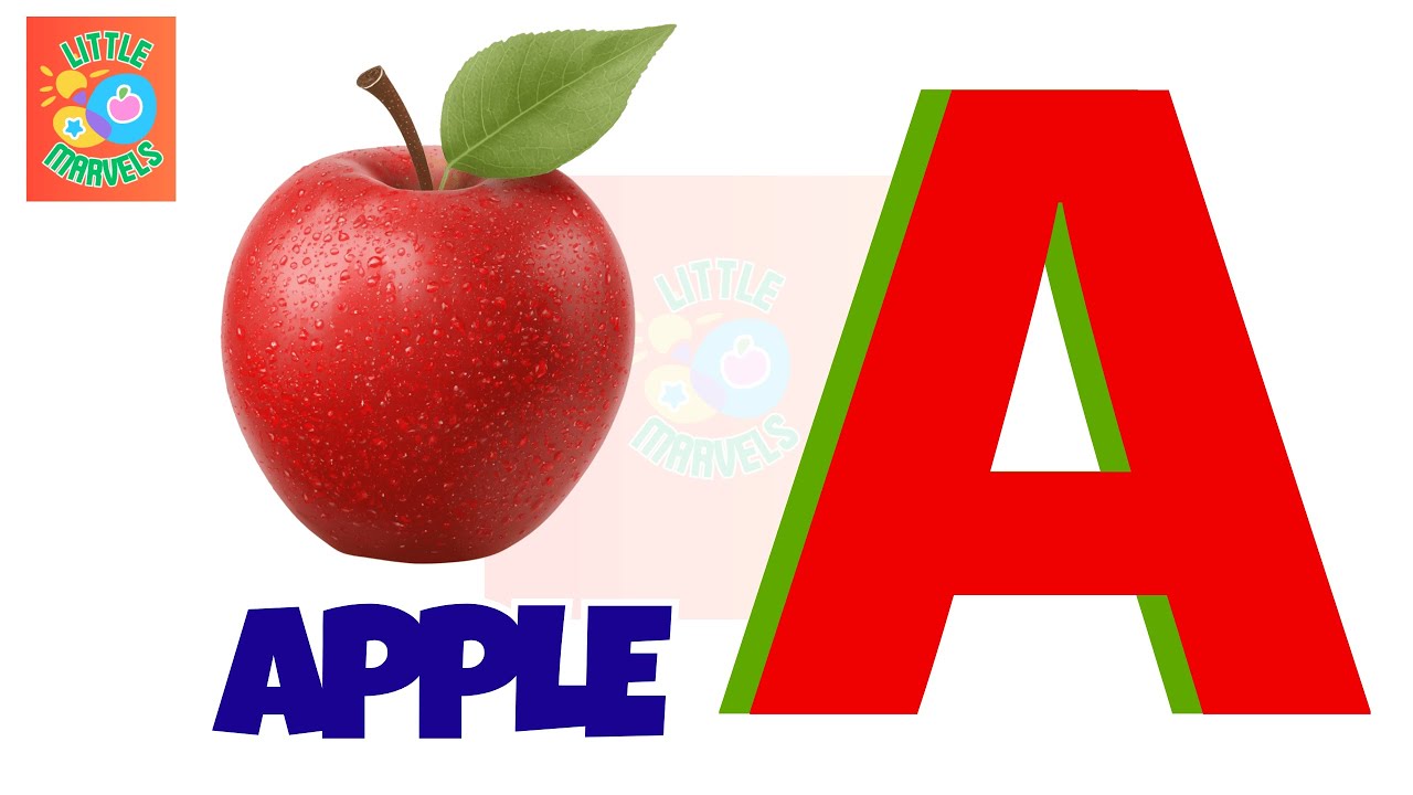 Alphabet ABC Phonics - Ah Ah Apple 🍎 | Count to 10 Numbers Song | Nursery Rhymes in English