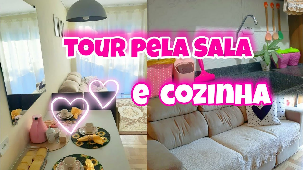TOUR PELA SALA E COZINHA CONJUGADA
