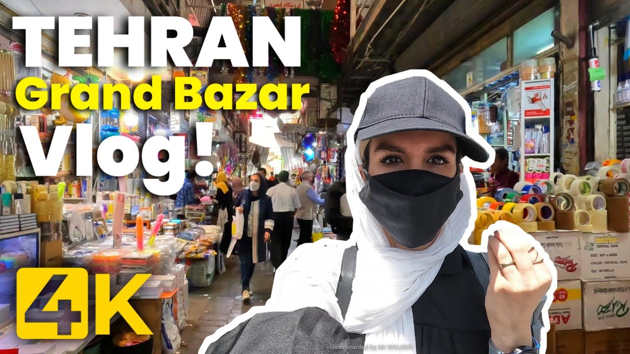 【4K】A Day In TEHRAN GRAND BAZAAR | Tehran Vlog