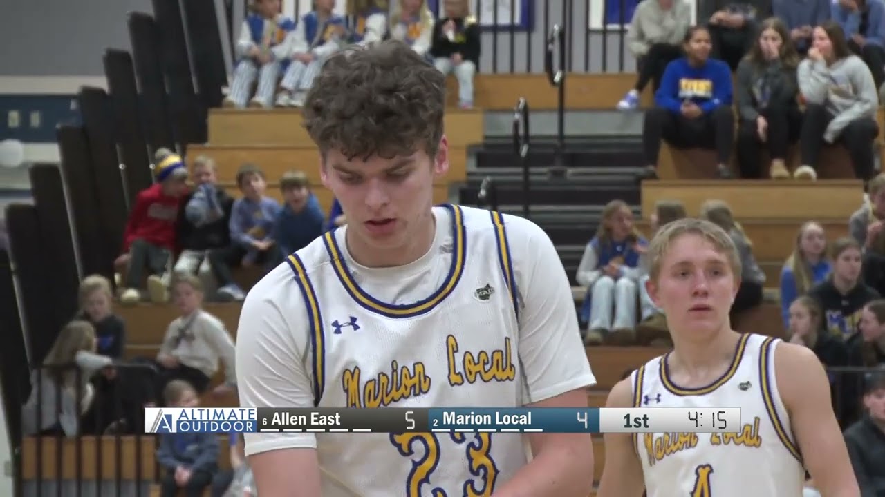 Allen East vs Marion Local Boys Basketball 2-21-2025