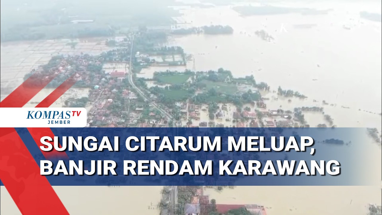 Banjir Setinggi 1,5 Meter Rendam Karawang, 900 Warga Terdampak